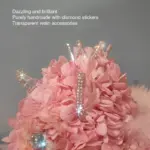 Eternal flowers unicorn acrylic gift box birthday gift with ribbon light string - Image 3