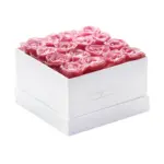 Eternal roses in acrylic square box 16 Valentine's Day gift - Image 2