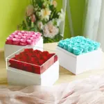 Eternal roses in acrylic square box 16 Valentine's Day gift - Image 4