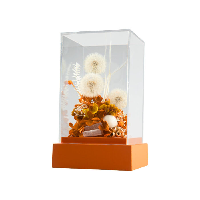Perpetual flowers finished dandelion flower box Valentine's Day gift - Image 1