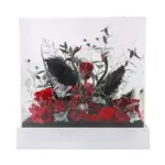 Eternal flower finished product acrylic shell rose swan lake birthday gift teacher’s day gift - Image 9