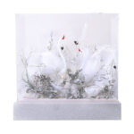 Eternal flower finished product acrylic shell rose swan lake birthday gift teacher’s day gift - Image 11