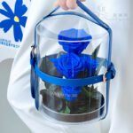 Preserved flower finished rose box acrylic box business gift teacher's day gift - Image 4