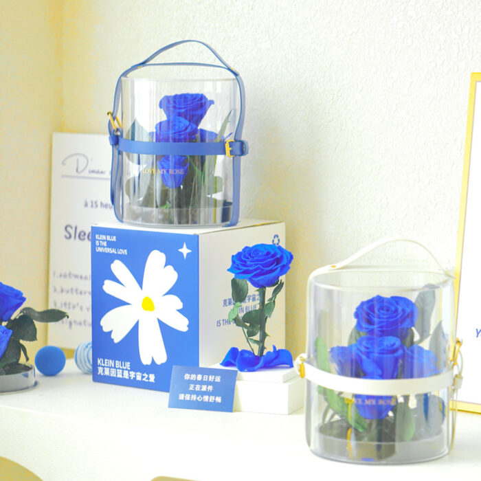 Preserved flower finished rose box acrylic box business gift teacher's day gift - Image 2